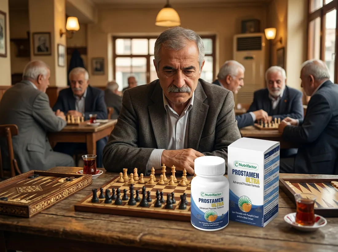 Satranç oynayan, zihni dinç ve keyifli olgun bir erkek